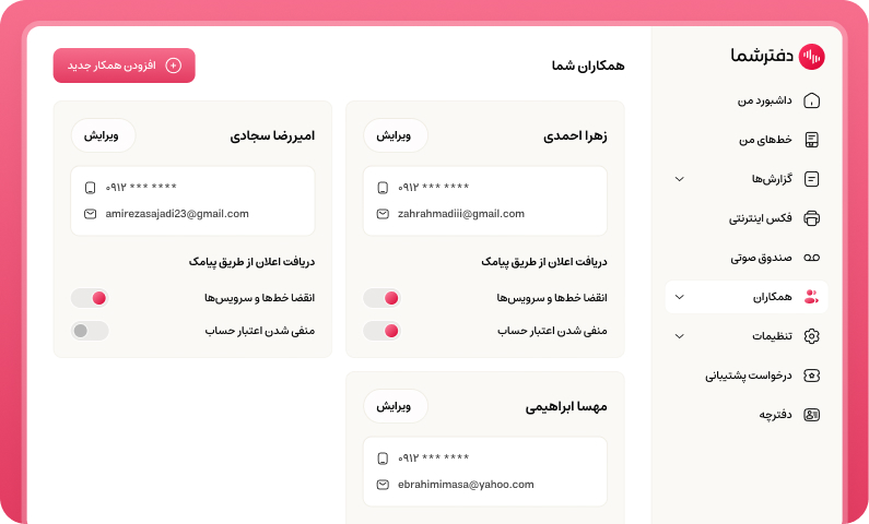 مدیریت همکاران
